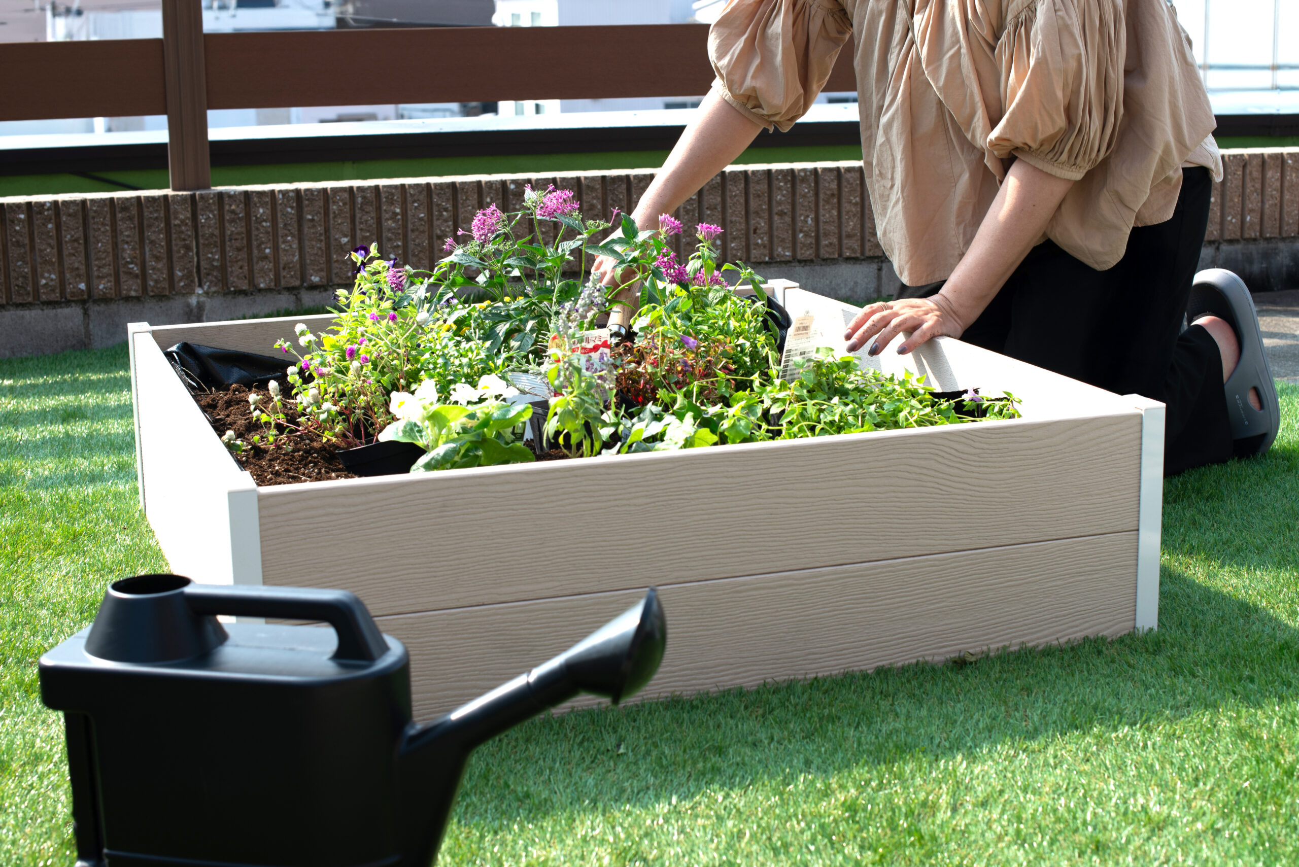 レイズドベッド、スタイリッシュ、ガーデニング、家庭菜園