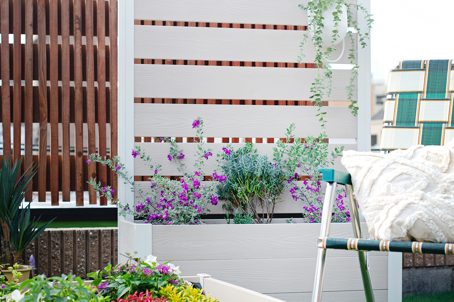 プランター,フェンス,ガーデニング,家庭菜園,屋上